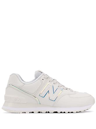 new balance white mesh sneakers