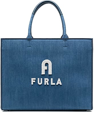 Furla Net Tote Tote Bag, Women's, Size: One Size, Blue Denim