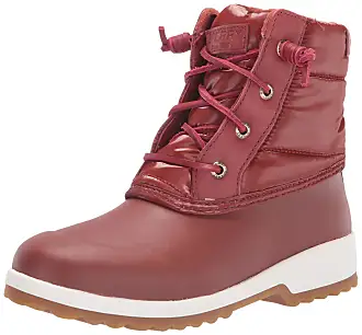 Red sale sperry boots