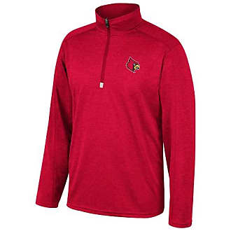 Adidas Louisville Cardinals Long Sleeve 1/4 Zip Pullover Light Jacket Shirt  L
