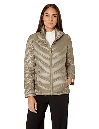 calvin klein women's lightweight chevron packable jacket