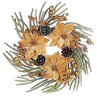 com-four® 36x Cintres décoratifs pâques - décorations de pâques en Bois à  accrocher - Cintre en Bois pour Le Bouquet (36 pièces - Blanc Brun Vert)