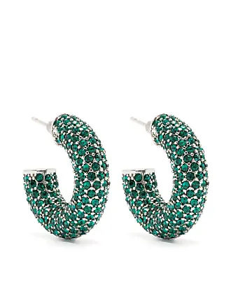 Amina Muaddi Jahleel crystal-embellished earrings - Silver