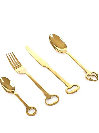 Set 24 Gold Cutlery - Bitossi Home