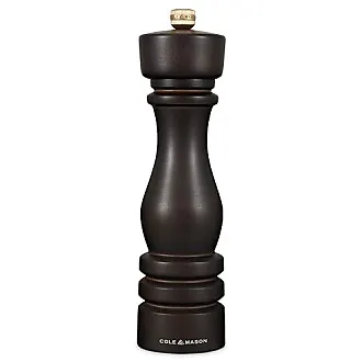 COLE & MASON Oldbury Wood Salt and Pepper Grinder Set - Wooden Mills  Include Gift Box, Gourmet Precision Mechanisms and Premium Sea Salt 