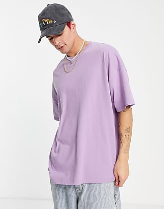 T-shirt oversize avec imprimé cristal au dos délavé ASOS pour homme en coloris Violet Homme Vêtements Shorts Shorts habillés et chino 