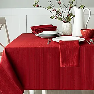 Christmas Tablecloth Rectangle, Plaid Table Cloth with Snowflake  Decorations, Heavy Weight & Spillproof Table Cover for Dining, Party &  Holidays (Snow