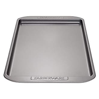 Farberware Aluminum 11 Nonstick Square Griddle, 11-Inch, Pewter