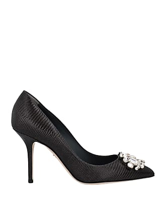 Escarpins Velours Dolce & Gabbana en coloris Noir Femme Chaussures Chaussures à talons Talons hauts et talons aiguilles 
