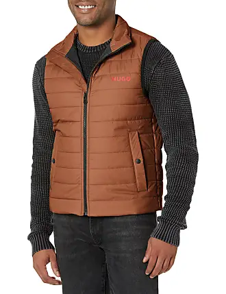 MAGCOMSEN Men's Outerwear Vests Full-Zip Sleeveless Jacket Winter Warm  Fleece Lined Vests Stand Collar Padded Vest : : Clothing, Shoes 