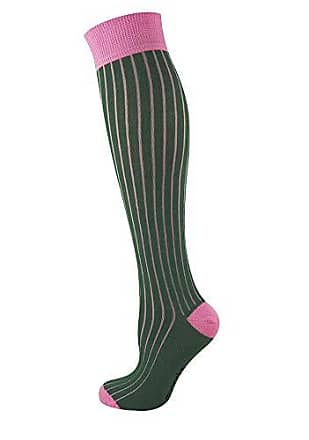 Mysocks 3 Paare Unisex Kniestrümpfe lange Socken Streifen 