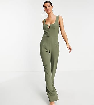 Sommer Overall grün weiß Mode & Beauty Damenbekleidung 