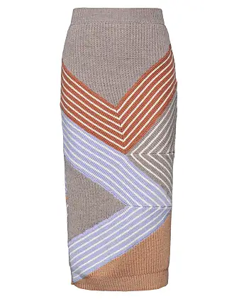 Stella McCartney mouline-tweed fringed-hem miniskirt - Pink