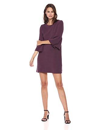 French Connection Womens Sudan Solid Ribbed Mini Dress