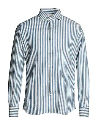 Lucky Brand Women's Men's Stripe Linen Short Sleeve Camp Collar Shirt, Blue  Stripe, Small : : Clothing, Shoes & Accessories