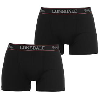 X-Large Lonsdale Mens 2 Pairs Hipsters Trunk Boxer Shorts Underwear Grey 
