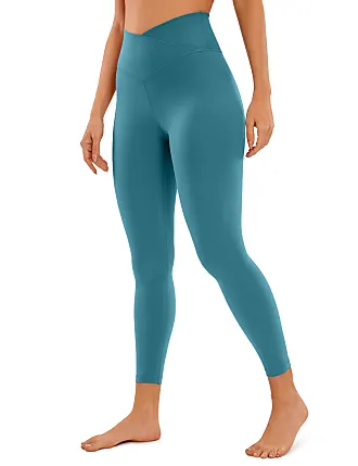 CRZ YOGA Ulti-Dry Workout Leggings for Women 25'' - High Waisted Yoga Pants  7/8 Athletic Running Fitness Gym Tights