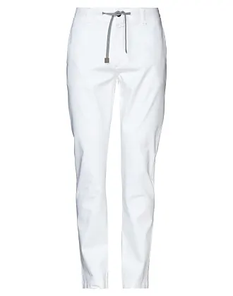 Eleventy: White Cotton Pants now up to −87%