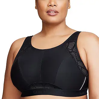 Full Figure Plus Size Zip Up Front-Closure Sports Bra Wirefree