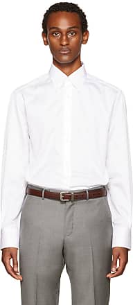 Brunello Cucinelli White Slim-Fit Shirt