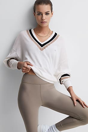 H&M gray cable spring sweater, Adriano Goldschmied white legging