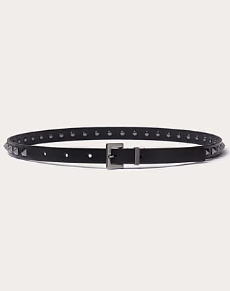 Valentino Garavani Vlogo Reversible Leather Belt, Bright Lemon, Women's, 34in / 85cm, Belts Leather Belts