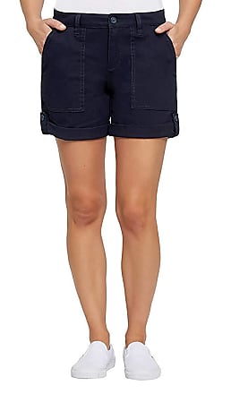 Jones New York Ladies Utility Patch Pocket Chino Shorts (Navy, 10)