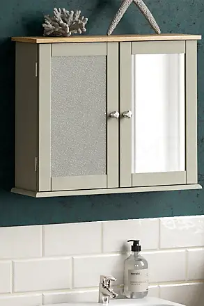 Bath Vida Priano White 2 Drawer 2 Door Freestanding Bathroom Cabinet