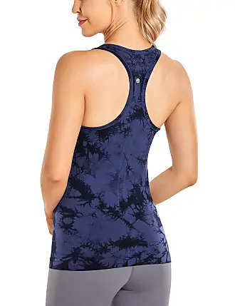  CRZ YOGA Lightweight Tank Top for Women Racerback Sleeveless Workout  Tops High Neck Athletic Running Shirts Black XX-Small : Clothing, Shoes &  Jewelry