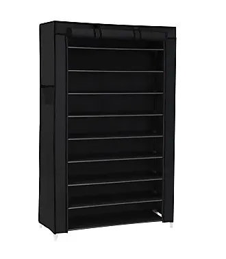 WOLTU 4-Tier Libreria Moderna da Terra 4 Ripiani Nero