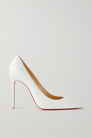 Christian Louboutin Lace 554 85 Tulle and Satin Pumps - Women - White Pumps - IT39.5