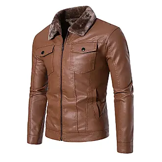 Giacca Uomo, Giubbotto in Vera Pelle Bovina Soffice e Resistente Giacca in  vera pelle bovina da uomo vintage Giacca In Pelle Uomo Invernale Giacca In  Pelle Moto Uomo Cappotti Uomo Offerte Del