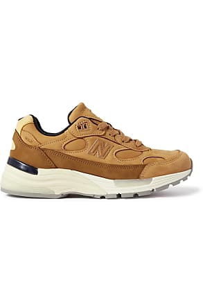 brown leather new balance shoes