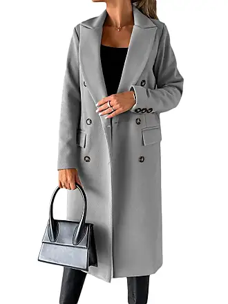 Onsoyours Cappotto Donna Elegante Manica Lunga Sottile Caldo