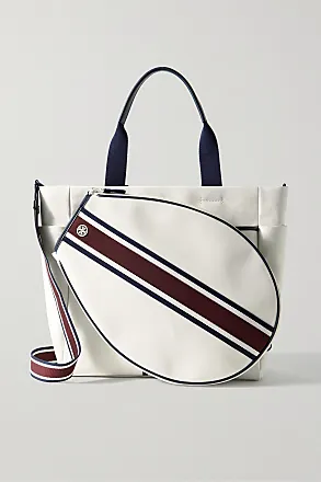 Shop Tory Burch Mini T Monogram-Coated Canvas Crescent Bag