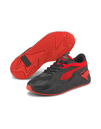 puma sneakers red and black