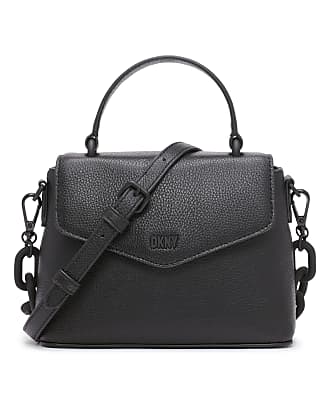 Buy Dkny Monogram Leather Crossbody Bag - Neutrals At 25% Off
