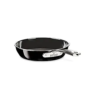  All-Clad D3 3-Ply Stainless Steel Fry Pan 12 Inch Induction  Oven Broiler Safe 500F, Lid Safe 350F Pots and Pans, Cookware Silver :  Clothing, Shoes & Jewelry