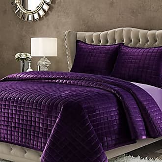 Chic Home Louisville (9 Piece) Reversible Comforter Set, Full, Purple