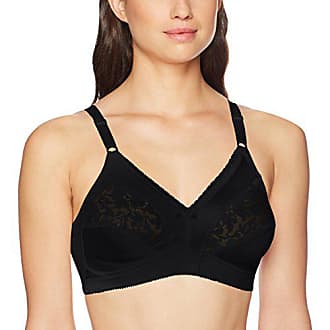 Warner's Womens Boxed Firm Support Wire-Free Bra, Black, 46D2