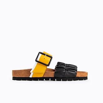 DSquared² Segeltuch Andere materialien sandalen in Gelb Damen Schuhe Flache Schuhe Espadrilles und Sandalen 
