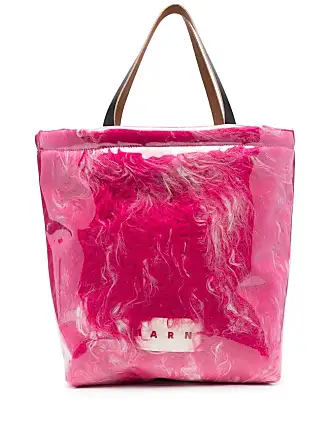 CARNATION PINK Shoulder Strap Bag POLYESTER/POLYVINL Fabric Handbag Purse