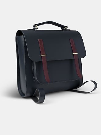 The Cambridge Satchel Company The Messenger Backpack - Navy & Oxblood Bridle