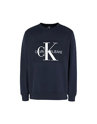 Calvin Klein Men's Monogram Logo Crewneck T-Shirt, Black Beauty, X