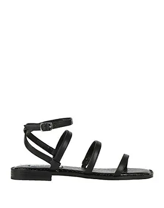 Steve madden black hot sale flat sandals