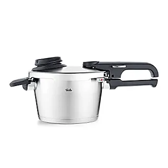 Fissler Hamburg/Cookware-Set, 9-Pcs, pot set, pots with glass lids,  induction (3 cooking pots, 1 casserole, 1 saucepan-no lid)
