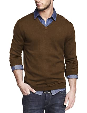 Brown M discount 99% MEN FASHION Jumpers & Sweatshirts Elegant H&F jumper 