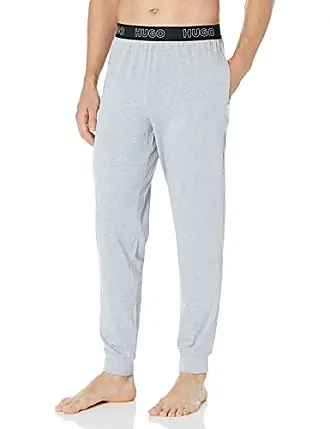 BOSS - Stretch-modal pajama bottoms with logo waistband