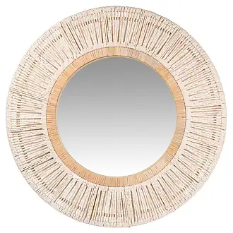 Specchio rotondo da appendere in betulla, 59 cm ALDEN