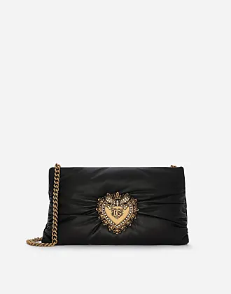 DOLCE & GABBANA Devotion embellished leather shoulder bag